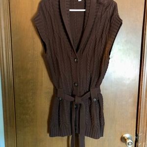 Charter Club Womens Cardigan Brown